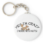 Crazy Squirrel Keychain
