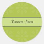 CRE8TIVE DESIGN 04 GREEN ROUND STICKER