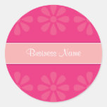 CRE8TIVE DESIGN 04 PINK ROUND STICKER
