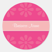 CRE8TIVE DESIGN 04 PINK ROUND STICKER