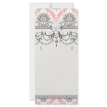 cream and grey tan damask bliss customized rack card
