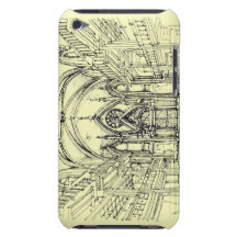Cream Angel Gothic NYC iPod Touch Case