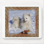 Cream Eskimo in  Circ Frame Mouse Mats
