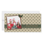 Cream Holly Photo Card photo cards