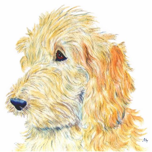 Cream Labradoodle #2 Sculpture Cut Out