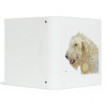 Cream Labradoodle 3 Ring Binders