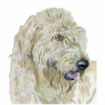 Cream Labradoodle Sculpture Cut Outs