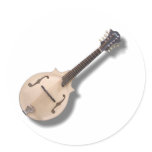 CREAM MANDOLIN-STICKER