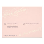 Cream, Pink & Grey • Custom RSVP Personalized Invitation