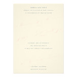 Cream, Pink & Grey • Custom Wedding Invitation
