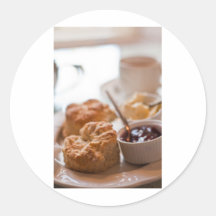 Cream Tea Sticker