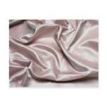 Creamy pink coloured silk cloth postcards