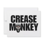 Crease Monkey Invitation