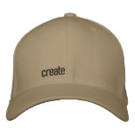 create embroidered hats