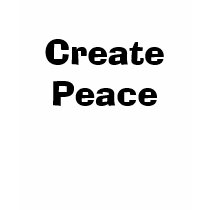 Create Peace t-shirts