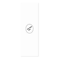 Create Your One Of A Kind bookmark Business Card Template