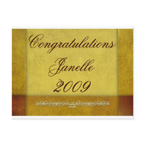Create your own 2009 graduation products postcards
