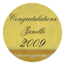 Create your own 2009 graduation products stickers