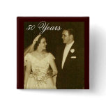 Create your own 50th Anniversary Invitations buttons