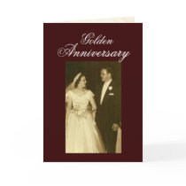Create your own 50th Anniversary Invitations Greeting Card