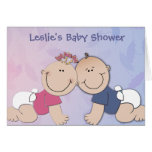 Create your own baby shower design greeting cards