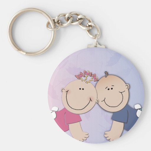 Create your own baby shower design key chain