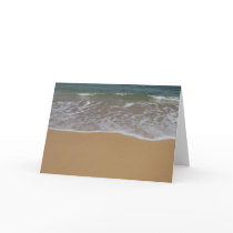 Create your own beach theme greeting card