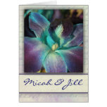 Create your own blue orchid design cards