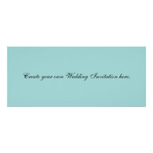 Create Your Own Blue Wedding Invitations