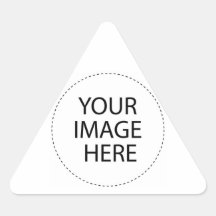 Create Your Own Custom Gifts Triangle Stickers