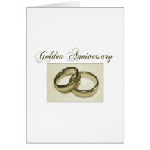Create your own Golden Anniversary Card