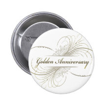 Create Your Own Golden Anniversary Design Button