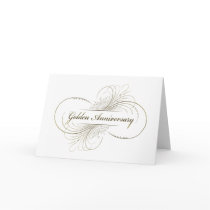 Create Your Own Golden Anniversary Design Card