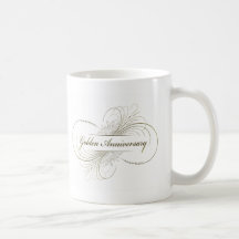 Create Your Own Golden Anniversary Design Mug