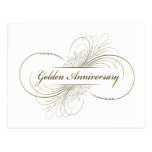 Create Your Own Golden Anniversary Design Postcards