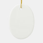 Create Your Own Holiday Ornament Oval Shape