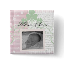 Create your own Irish Baby Announcements Pins