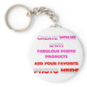 CREATE YOUR OWN PHOTO keychains
