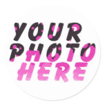 CREATE YOUR OWN PHOTO ROUND STICKERS