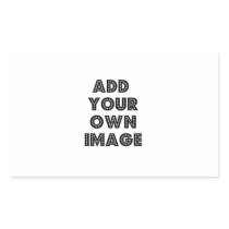 Create Your Own Rectangle Shaped Sticker! Custom