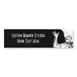 CREATE YOUR OWN RETRO COWBOY GIFTS bumper stickers