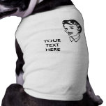CREATE YOUR OWN RETRO LADY FACE GIFTS pet clothing