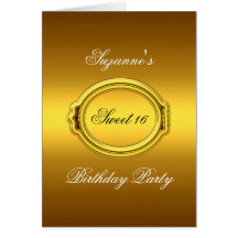 Create your Own "Sweet 16" Invitations Greeting Cards