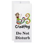 Creating Do Not Disturb Mermaid Muse rack cards