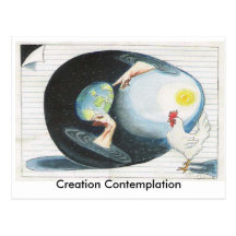 Creation Contemplation postcard