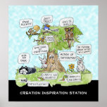 Creation Inspiration Station Cute Poster