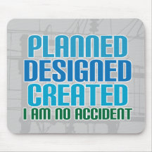Creation mousepad: Planned Designed Created