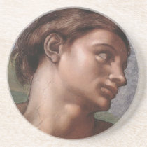 Creation of Adam (detail-Adam) coasters