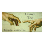 Creation of Adam (detail-hands) Personalized Photo Card