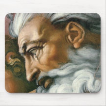 Creation of Adam (detail) Mouse Pad